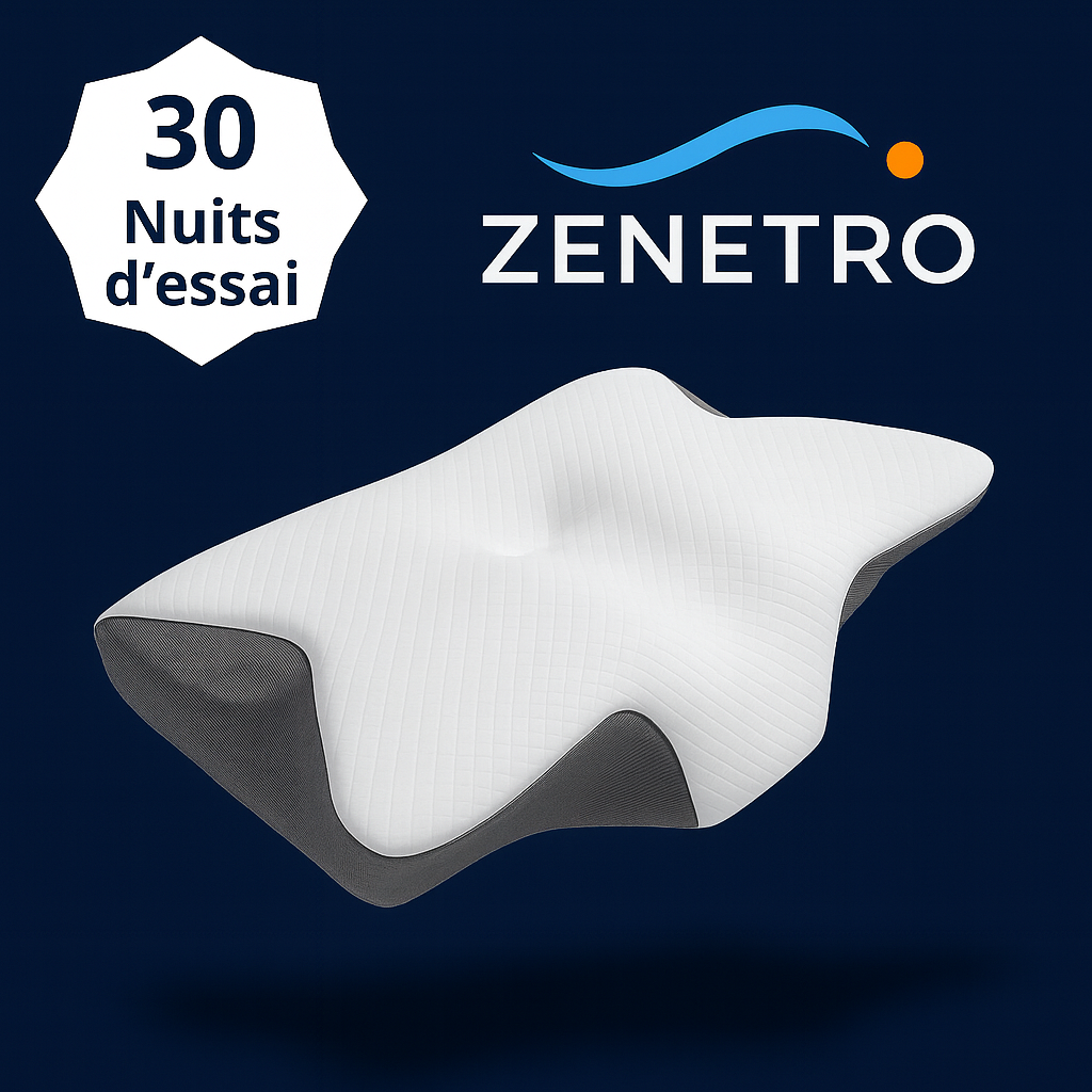 L'Oreiller Zenetro™ – Dormez aligné, réveillez-vous libéré